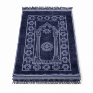 Tapis de Prière Premium Velours avec Franges