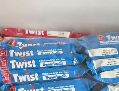 Biscuit Sandwich Twist Arôme Vanille – McBarry