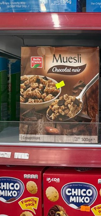 Muesli Chocolat Noir – Belle France – 500 g
