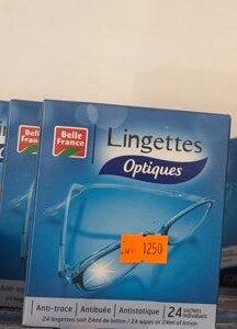Lingettes Optiques – Belle France – 24 sachets