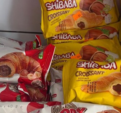 Croissant Fourré Noisette & Cacao – Shibaba