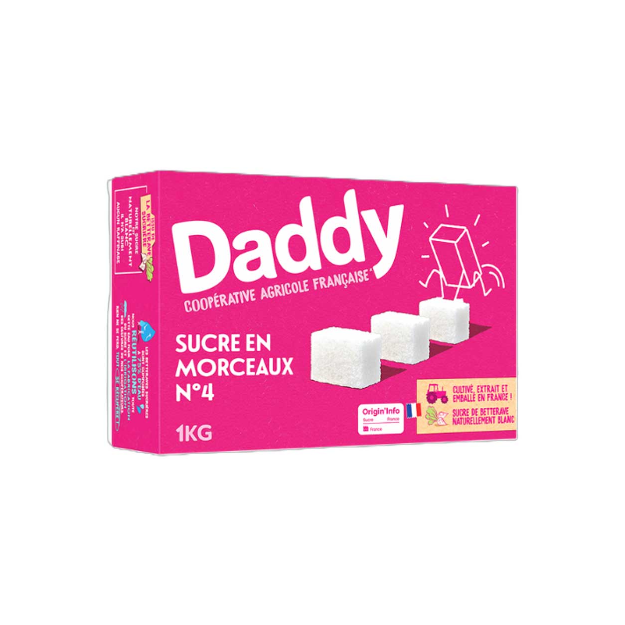 Sucre en Morceaux N°4 – Daddy – 1 kg