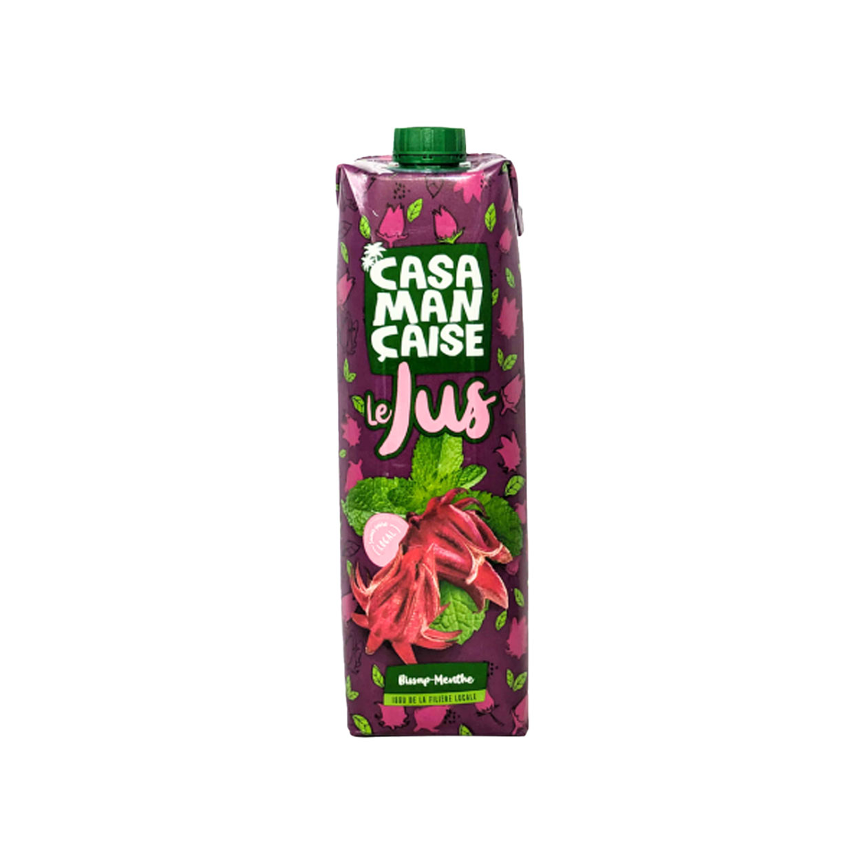Le Jus Bissap-Menthe – Casamançaise – 1 L
