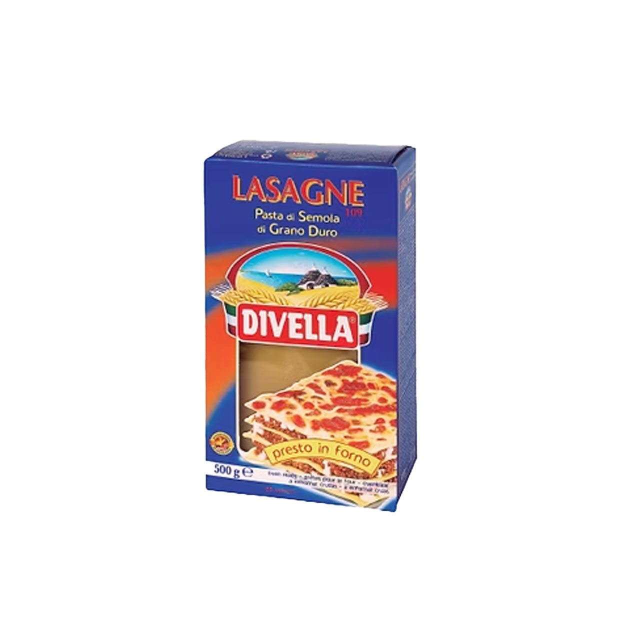 Lasagne Pasta di Semola – Divella – 500 g
