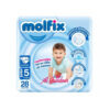 Couches Bébé Maxi 4 (7-14 kg) – Molfix – 62 pièces