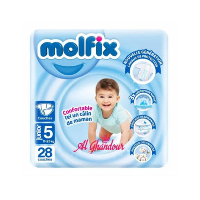 Couches Bébé Maxi 4 (7-14 kg) – Molfix – 62 pièces