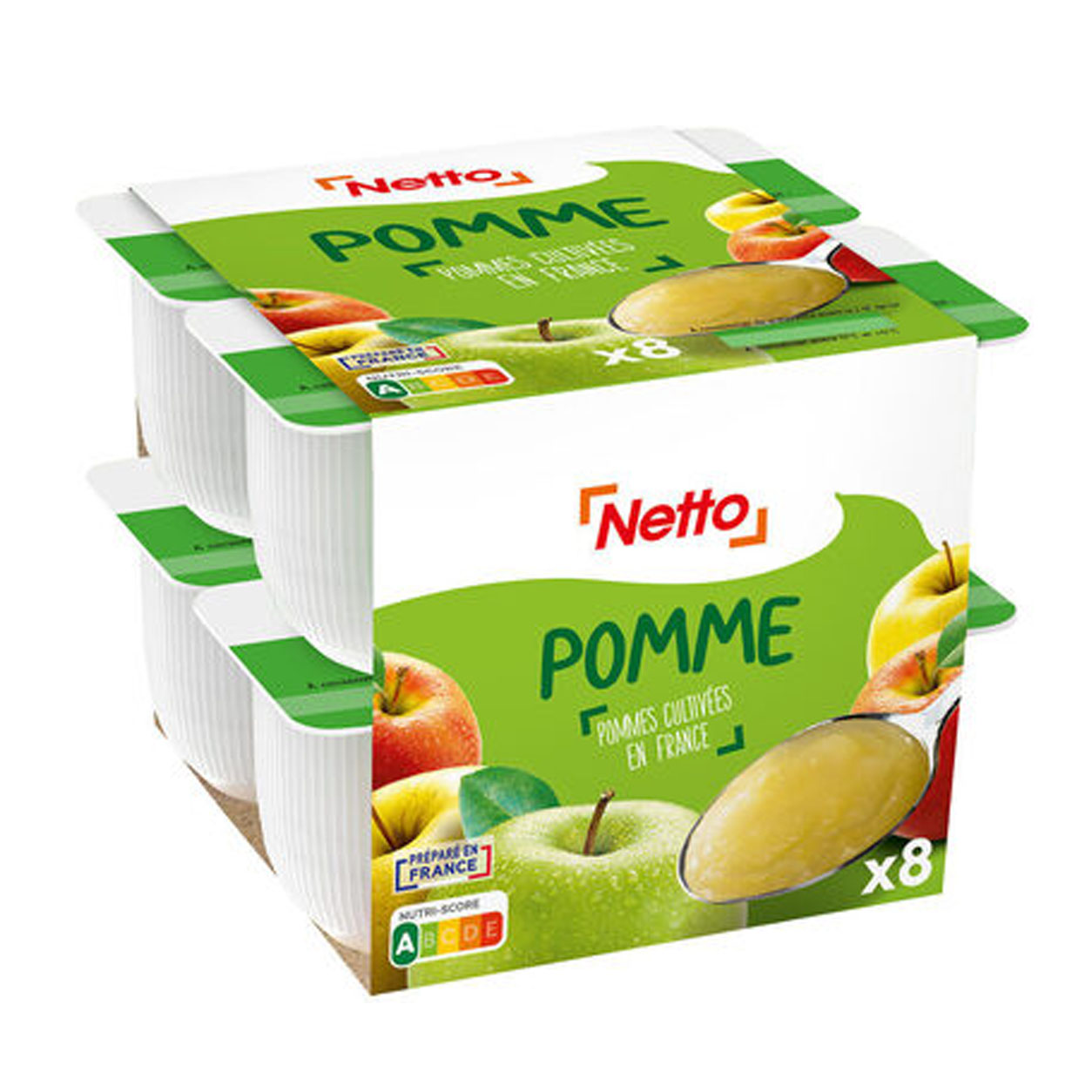 Compote Pomme Poire – Netto – 4x100 g