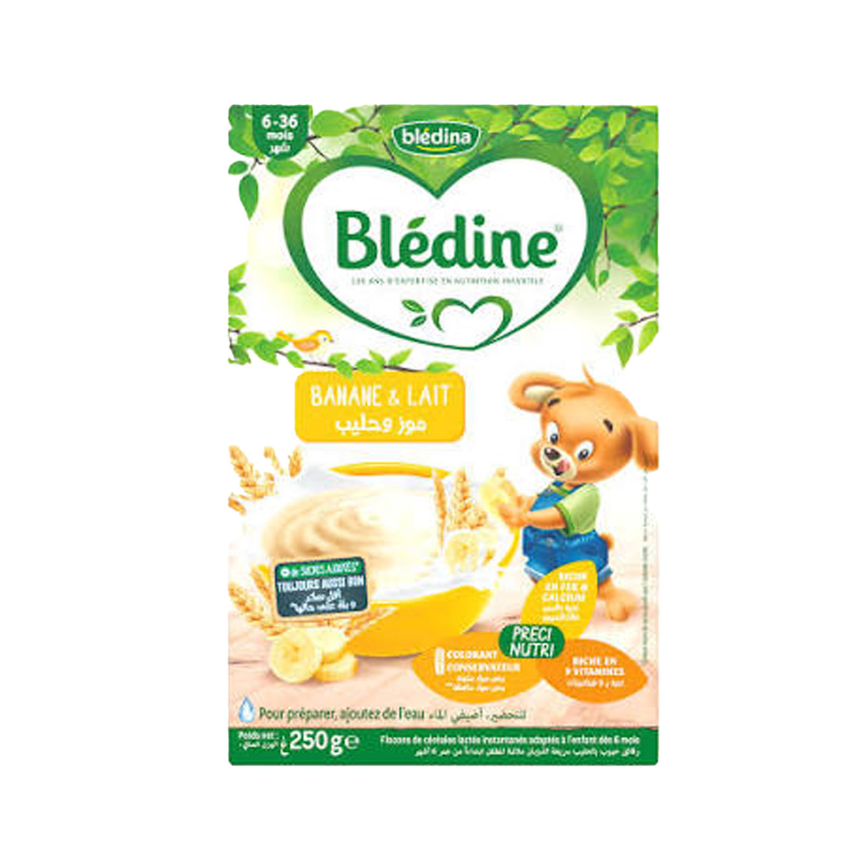 Blédine Banane & Lait – 250 g