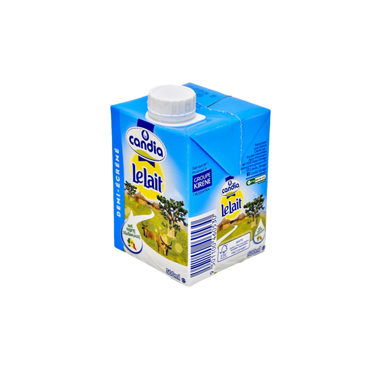 Le Lait Demi-Écrémé – Candia – 1 L