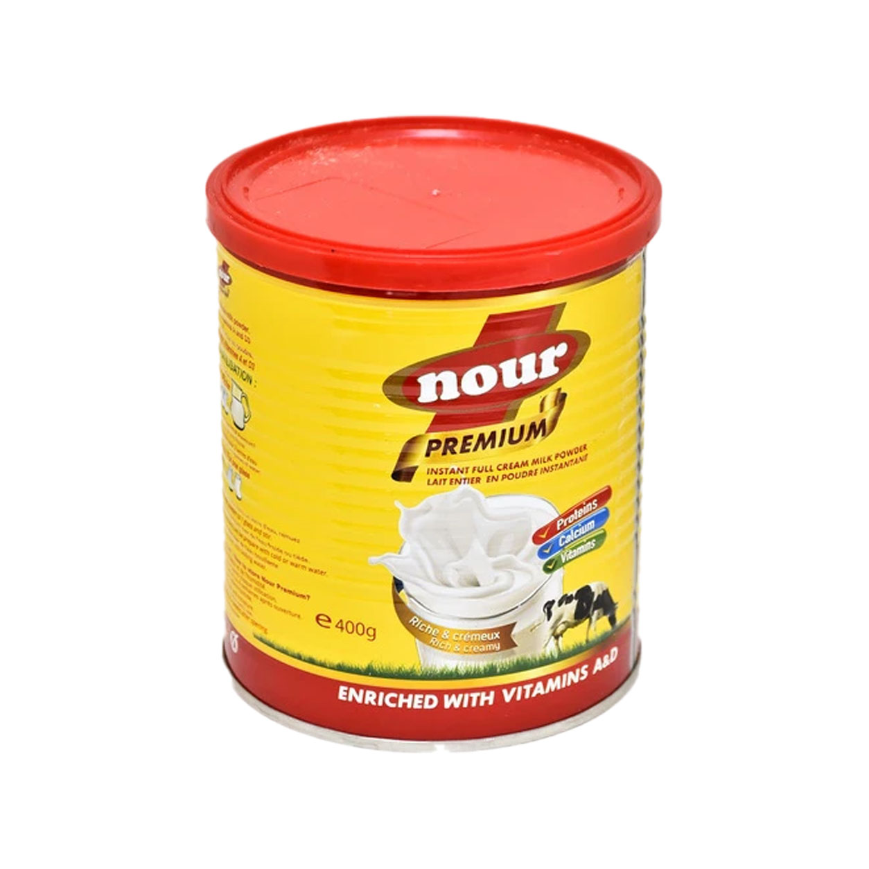 Lait Entier en Poudre Instantané – Nour Premium